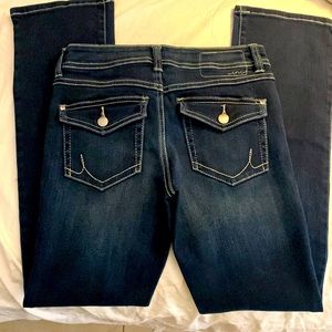 Inc Denim boot cut blue jeans 2S